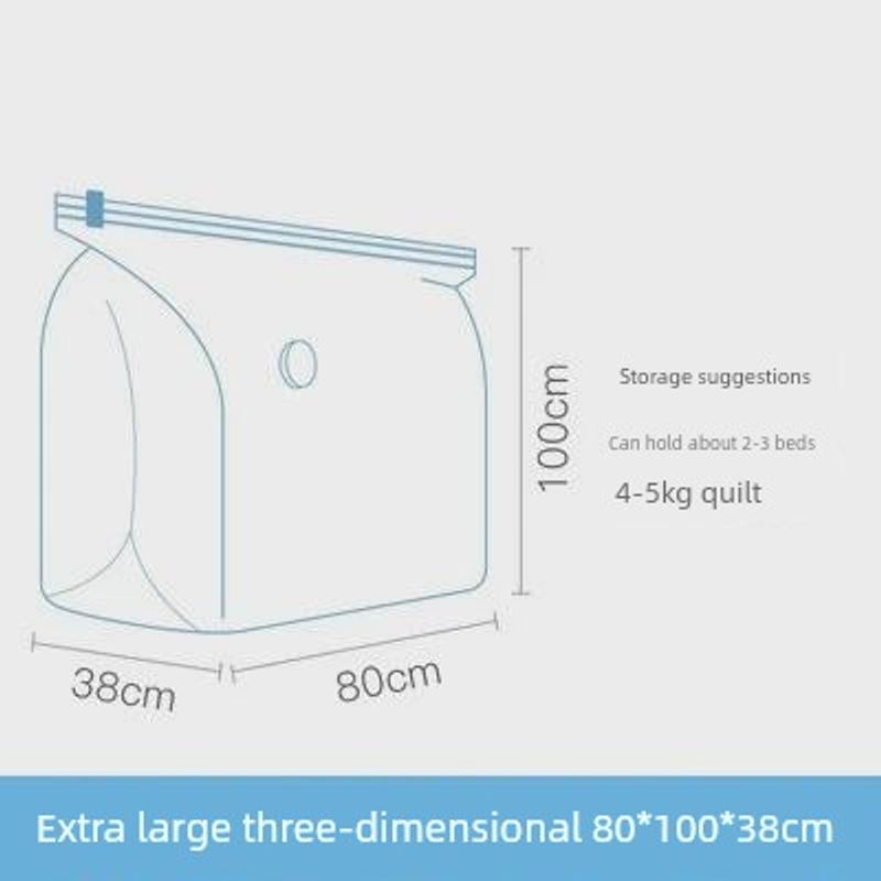 Storage Bags, Compression Bags, No Need for Air Extraction, Thickened and Durable, Home-Use Quilt Set, Mold-Proof and Moisture-Proof Storage Bags