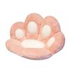 Plush Paw Shaped Seat Cushion Small Size 70x60cm Soft Comfortable Floor Cushion for Home Office Indoor Seating Support