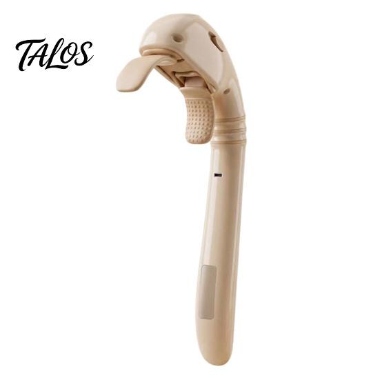 Lightweight Massager for Post Workout Recovery Neck Shoulder with Long Handle, Cordless Rechargeable Deep Kneading Shiatsu Tension Handheld