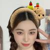 Cute Bear Hairband Plush Headwear Cartoon Headbands Essential for Hairstyles