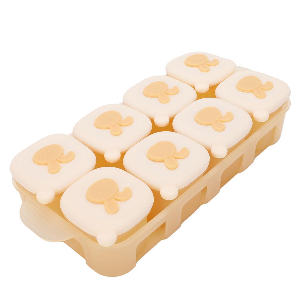 Infant Food Freezer Tray Reusable Silicone Kid Food Storage Container Ice Cube Freezer Mold for Homemade Purees