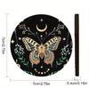 2pcs Elegant Golden Butterfly Car Cup Holder Coasters - Non-Slip, Removable & Reusable For Vehicle And Home Use