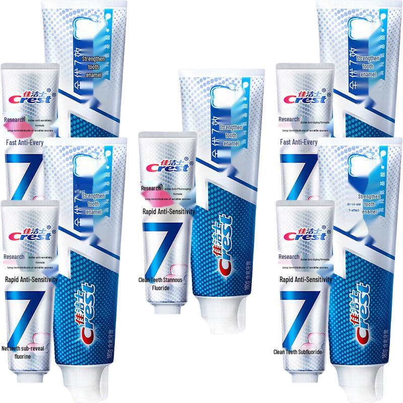 

Crest Oral Care Bundle: Sensitivity Relief & Enamel Strengthen Toothpaste (5-Pack)