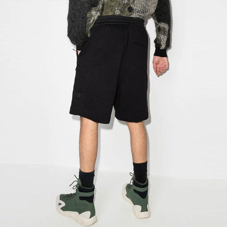 Y-3 FW21 Knee-Length Sports Shorts Men Shorts Black HB6315