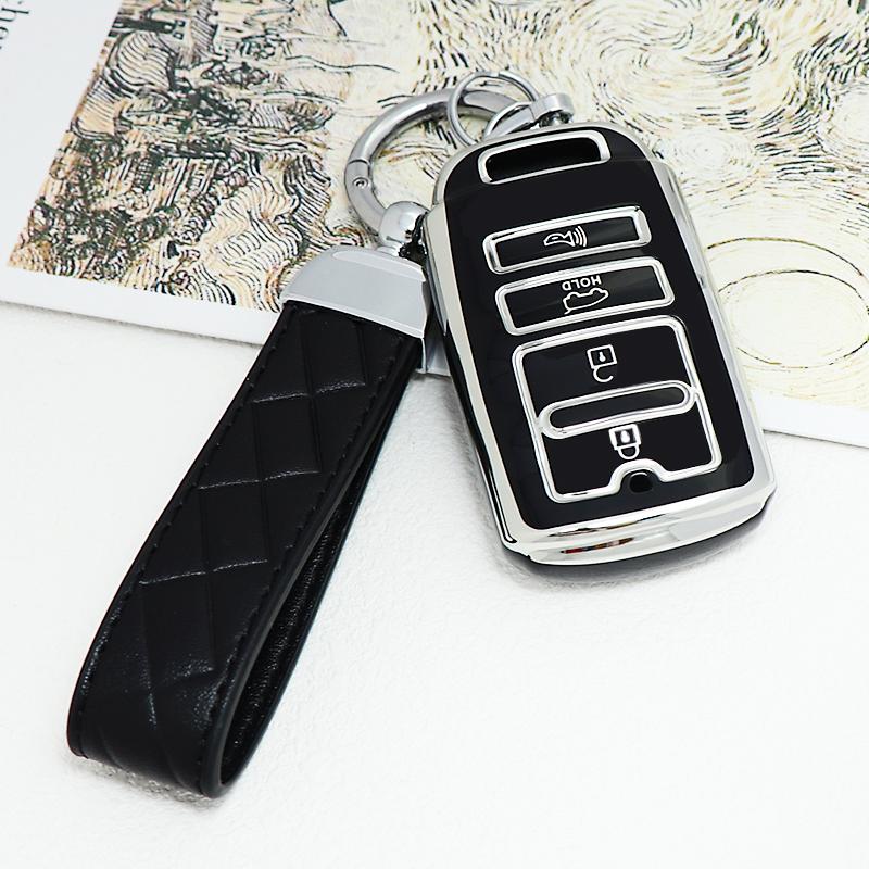 Auto For Kia New K7 Cadenza K9 K7 K-04 Sorento K900 Fashion Tpu Shell Fob Accessories Car Key Case Cover Keychain Bag
