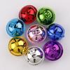 10-50Pcs 40mm Iron Christmas Bell Colorful Jingle Pendant For DIY Craft Material Ornament Making Supplies Xmas Decoration