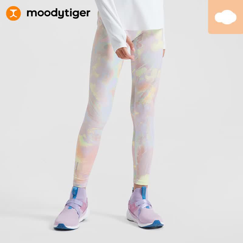 Moodytiger Girls' 'Little Cloud' High-Elastic Active Leggings