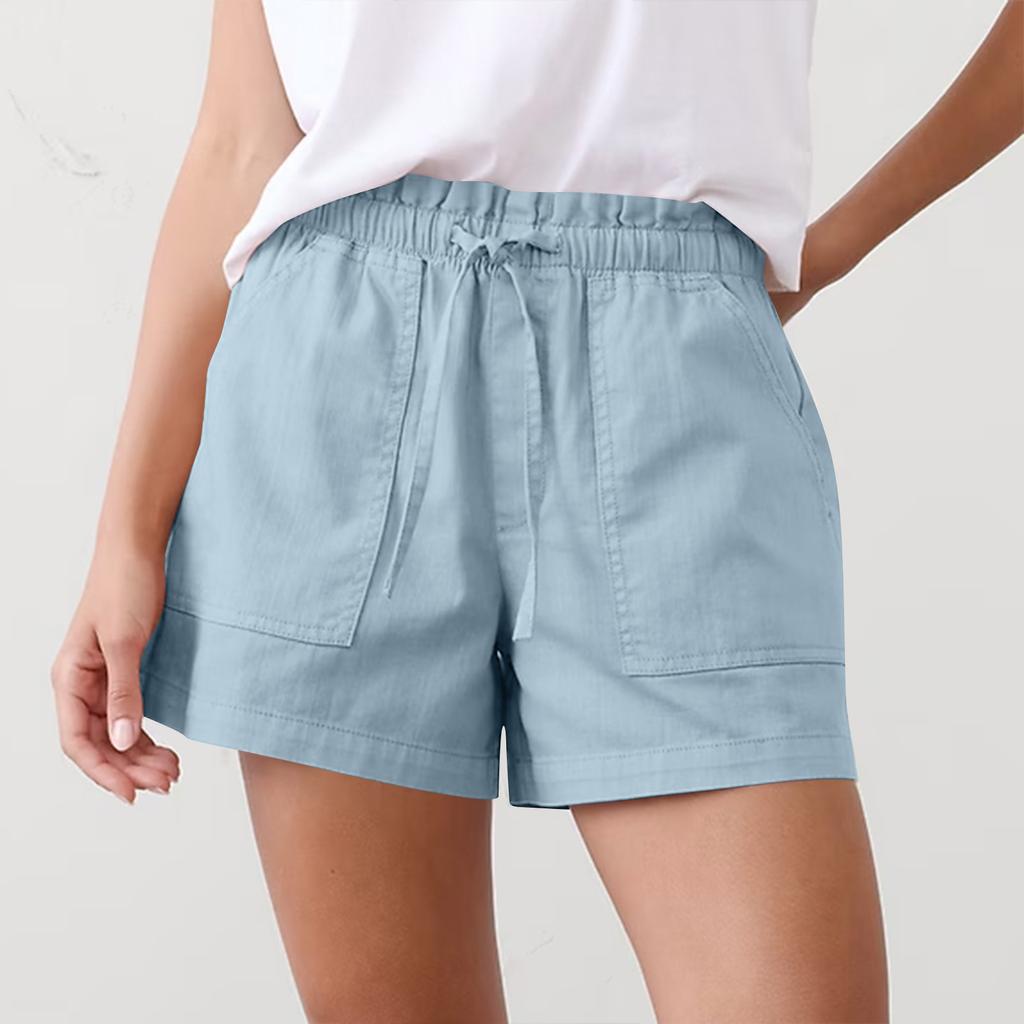 Damen-Shorts mit Taschen, Freizeit-Shorts