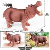 Cross-Border Animal Toy Set: Sheep, Cow, Horse, Donkey, Goat, Poultry Plastic Models