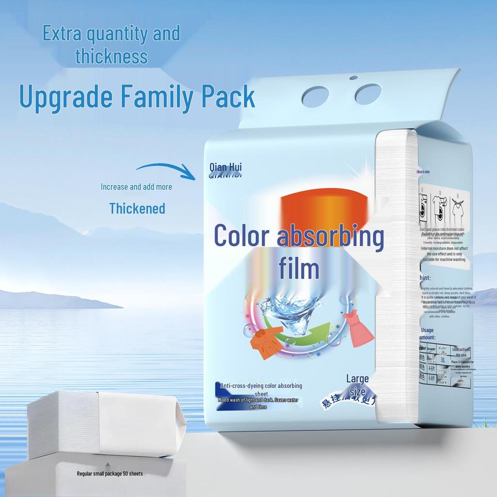 Color Absorption Anti-Bleeding Laundry Sheets - Prevents Clothing Stains