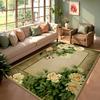 Colorful Floral Vintage Rug European Luxury Style Decor Mat for Living Room Non-Slip Versatile Carpet for Home Space
