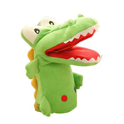 1 stuks kikker krokodil haai dinosaurus pluche handpoppen levensechte triceratop tyrannosaurus rex handpoppen voor kinderen volwassenen muppets