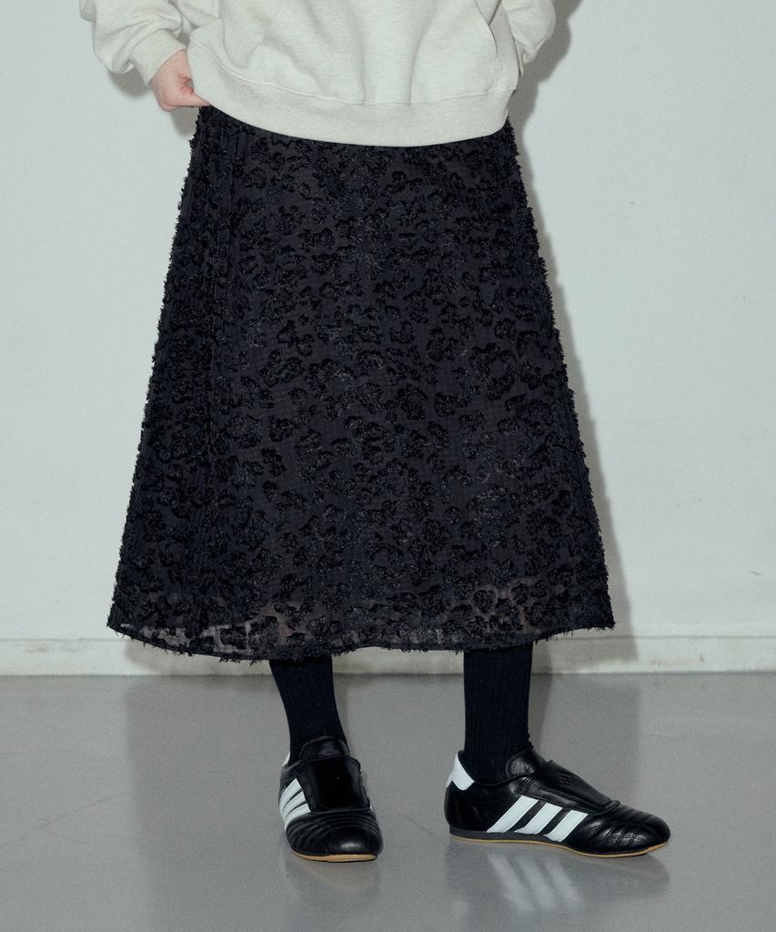 Cita Wool Blend Fw See-Through Layered Skirts_Cts611(Black)