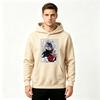 Men Print Pullover Hoodie Akatsuki Konan Pattern Casual Long Sleeve Sweatshirt