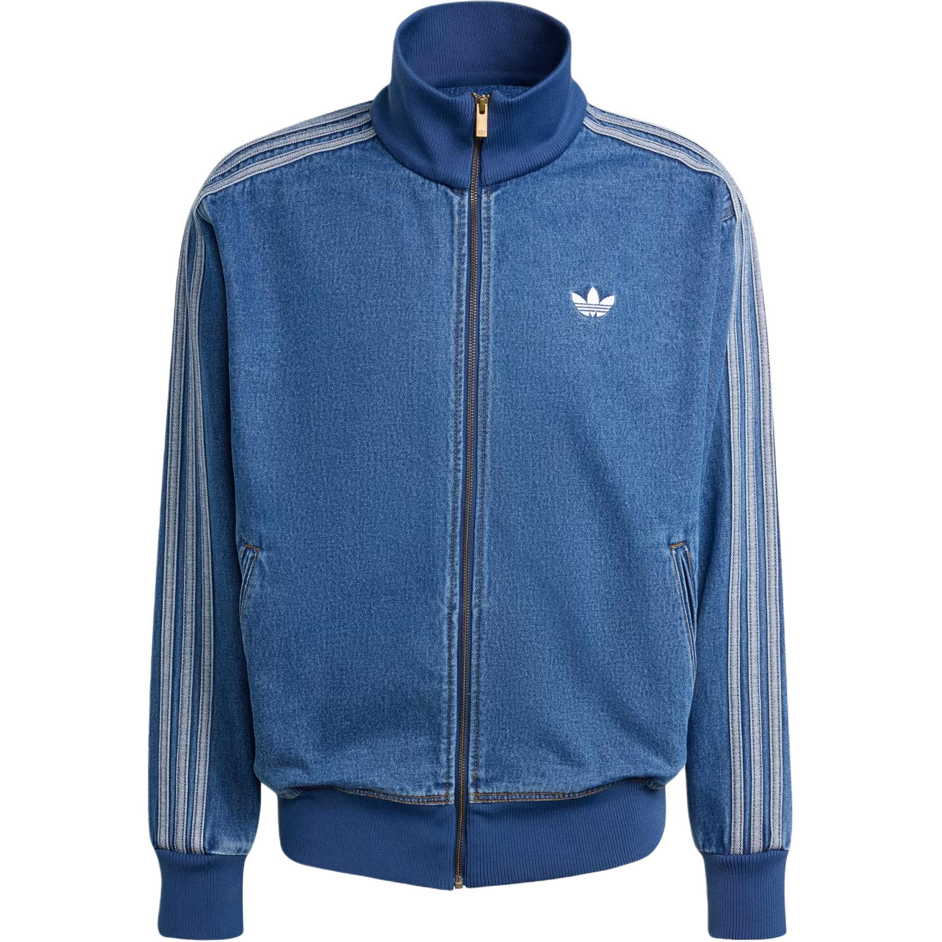 Adidas Originals Adicolor Firebird Denim Jacket Blue Denim Men s KD1517 M