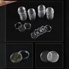 100pcs Coin Capsule Commemorative Transparent Plastic Round Box Supplies