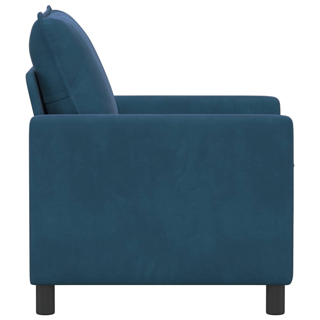 Blue Sofa 76 x 81 x 87.5 cm Velvet