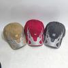 American Retro Y2K Flame Embroidery Baseball Cap Adjustable Fire Pattern Cotton Dad Hat Streetwear Hip Hop Hat for Men Women
