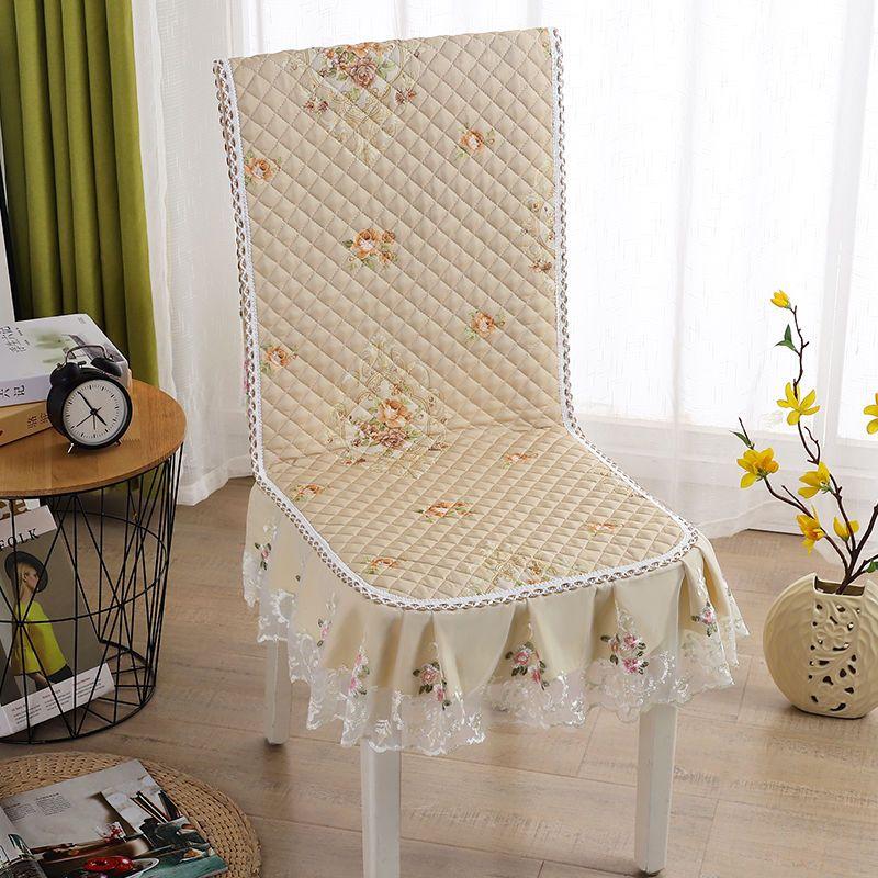 

Подушка для стула, утолщенный чехол для стула для столовой, противоскользящий, интегрированный чехол для сиденья стула, интегрированный коврик для стульев для столовой 1 chair cover [without tablecloth]