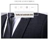 New Men's Slim Fit Korean Style Spring Casual Three-Piece Suit Blazer