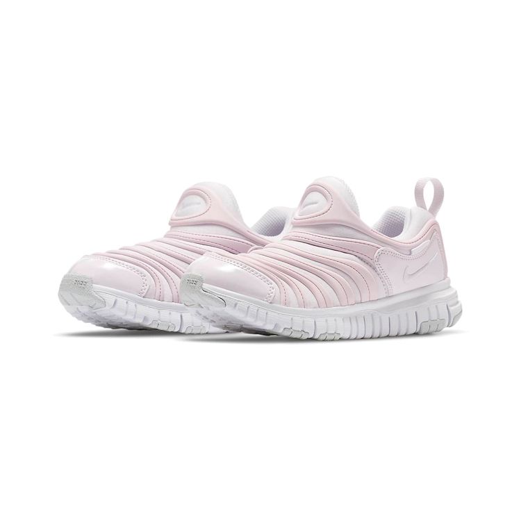 Nike Dynamo Free Slip Resistant Shock Absorbing Durable Low Top Sports Casual Shoes Kids Sneakers Light-Pink 343738-510