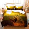 3D Surf Riding Bedding Set Duvet Cover With Pillowcase Twin Full Queen King Size Soft Comfortable Bed Linen