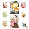 Kangqin Plush Teddy Bear Snack Bag For Kids Short Plush Cartoon Animal Design