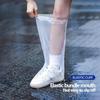 4pcs Disposable Rain Boot Covers - Durable, Slip-Resistant Shoe Protectors for Rainy Days, Keeps Feet Dry & Clean