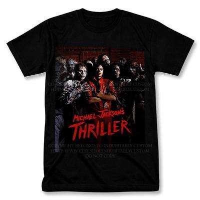Michael Jackson Thriller Grafik T-Shirt Vintage Stil Fan T-Shirt