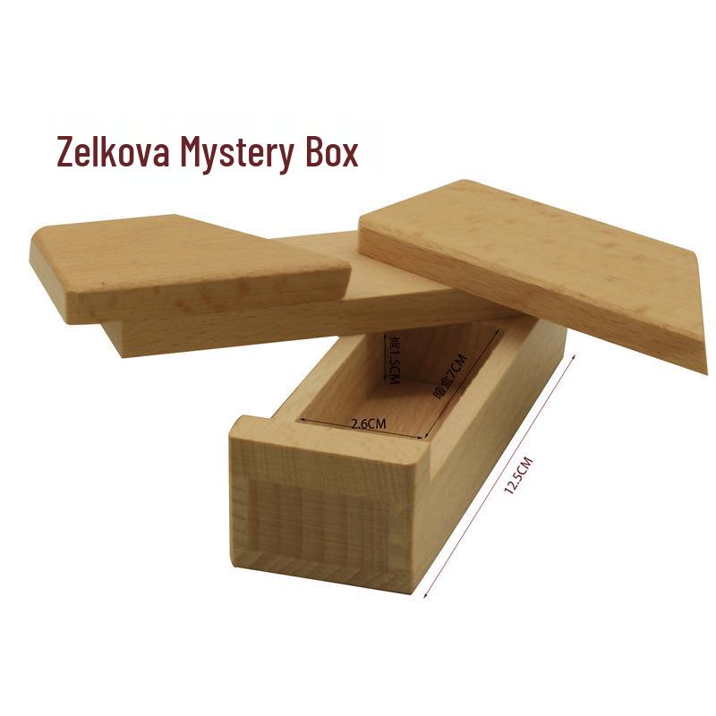 Beechwood Kongming Lock & Luban Puzzle Set for Kids - Wooden Mortise and Tenon Toy