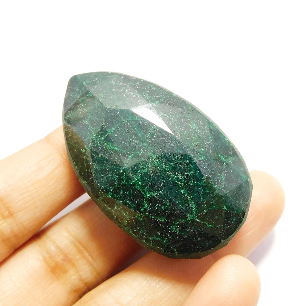 230 Carat Green Emerald Natural Pear Cut Loose Gemstone