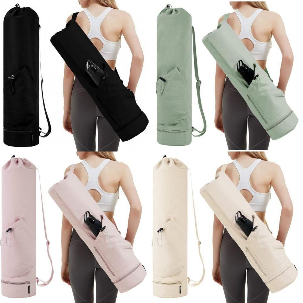 Nastavitelné ramenní popruhy Prodyšná sportovní taška Velkokapacitní taška na cvičení Úložná taška na podložky na jógu