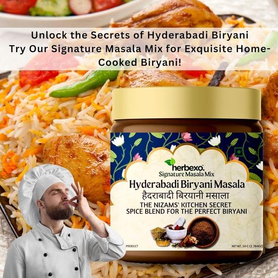 Chicken Masala, Meat Masala & Authentic Hyderabadi Biryani Masala, Perfect Blend for Flavourful Dum Biryani, Mutton Curry & Chicken Curry