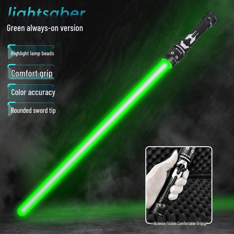 Two-in-One Telescopic Lightsaber Toy for Kids - Luminous Star Wars Laser Sword