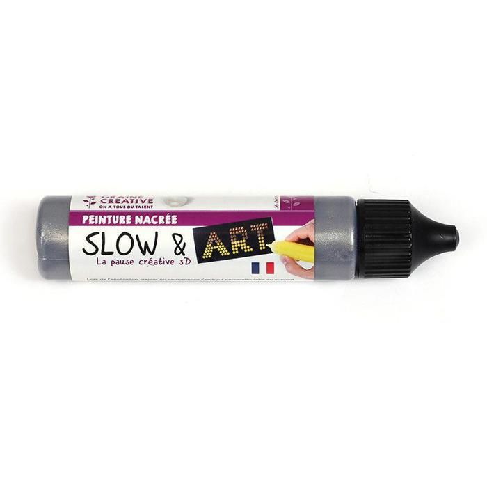 Slow & Easy Painting; Art - Pearly Silver - 30 Ml