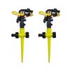 Adjustable Spiked Rocker Impact Sprinkler Garden Agriculture Watering Nozzle Lawn Irrigation Watering 360 Degrees Rotary Jet