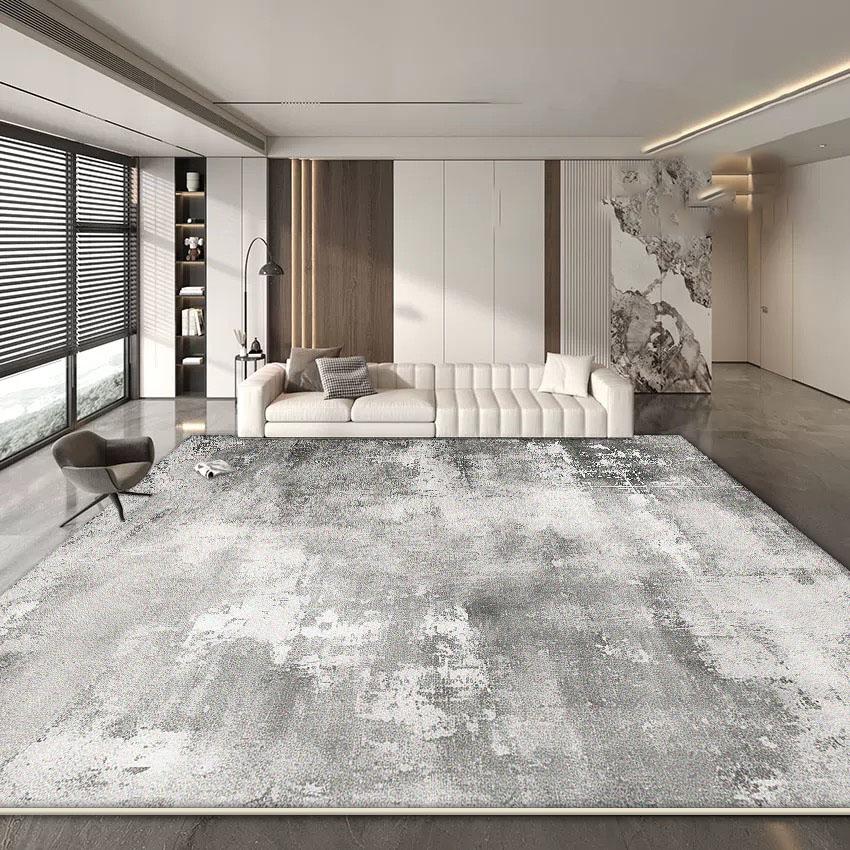 Nordic Abstract Large Living Room Carpets Minimalism Decoration Home Non-slip Soft Rug for Bedroom Lounge Foldable Floor Mats