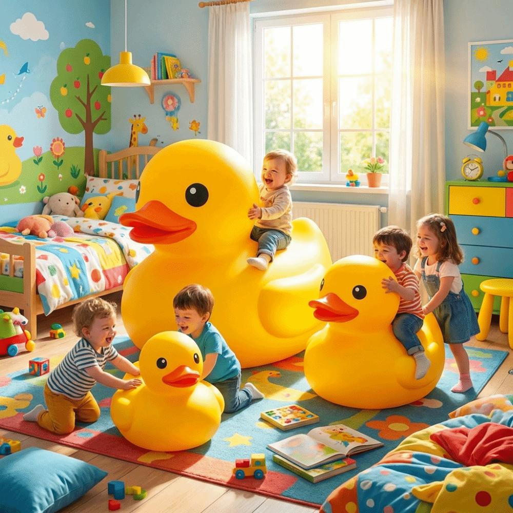 Floating Giant Soft Rubber Duck Waterproof Children's Bath Toys  Birthday Gift