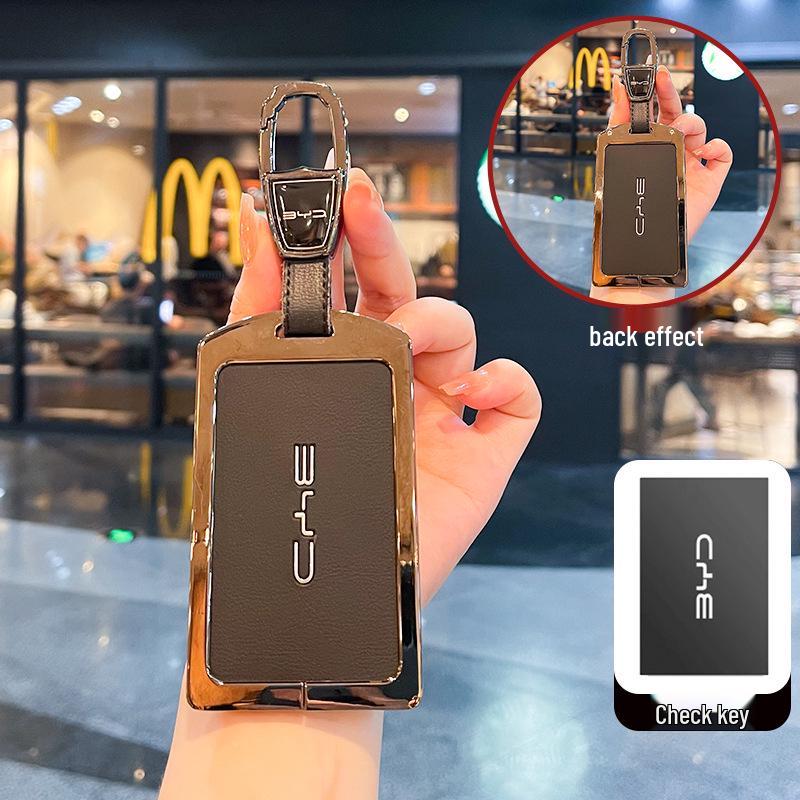 Compatible with BYD & Qin cards, Seagull NFC Dolphin, Song Pro/Plus keychains; full metal case.