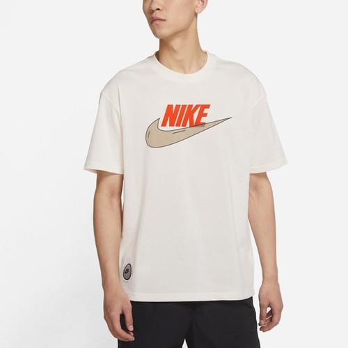 Nike Men's Retro American Sportswear Printed Logo Short-Sleeve T-Shirt