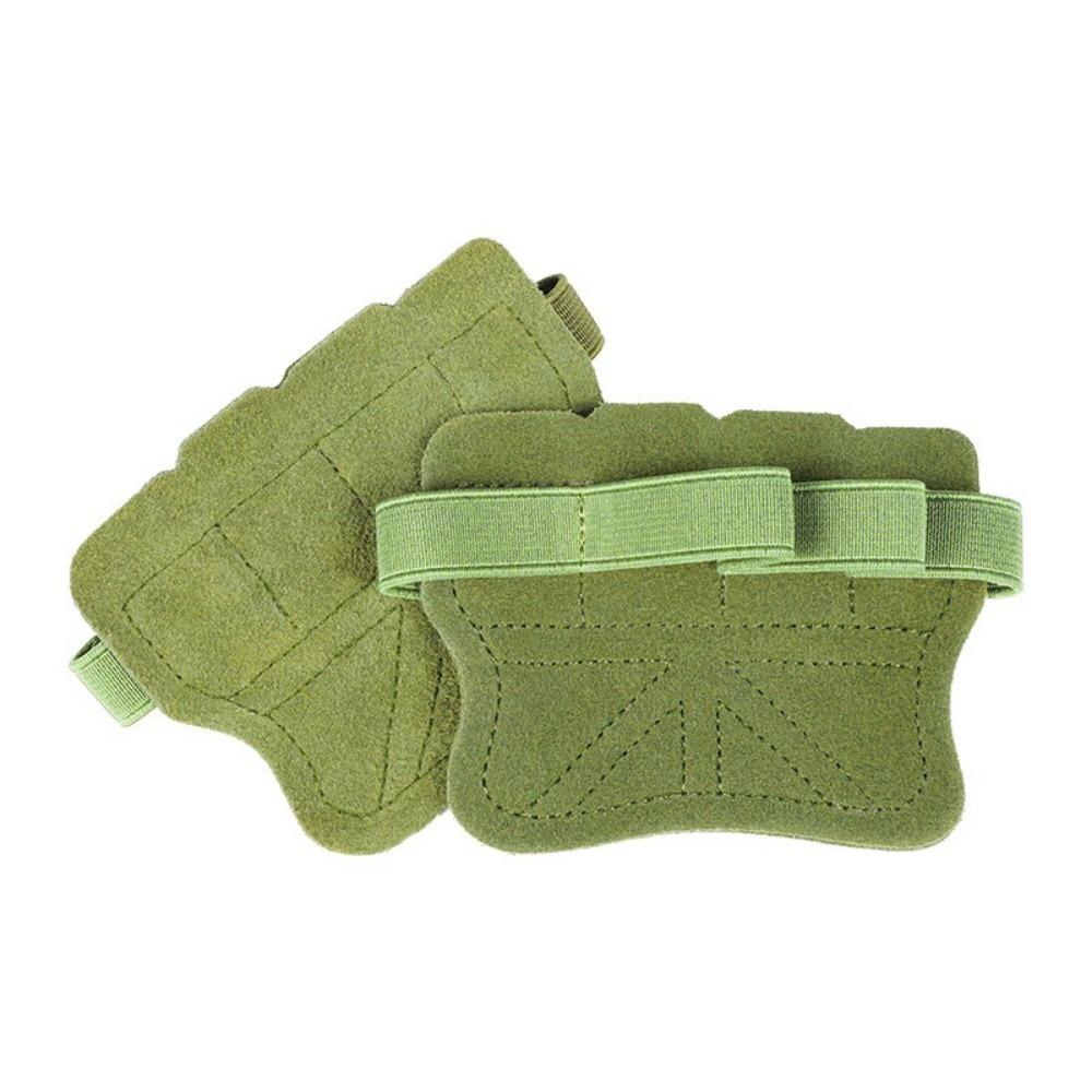 1 Pair Anti-slip Fitness Four Fingers Gloves Breathable Shock Absorption Weightlifting Gloves Wear-resistant Training Palm Guard