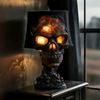 Skeleton Head Table Lamp with Cable Weather Resistant Halloween Skull Light Decoration For Garden Outdoor Decoration