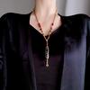 Tibetan Cultural Necklace: Agate Seven-Eyed and Five-Eyed Dzi Beads