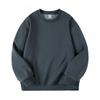 Men's Versatile Round Neck Plus Velvet Hoodie - Autumn/Winter Collection