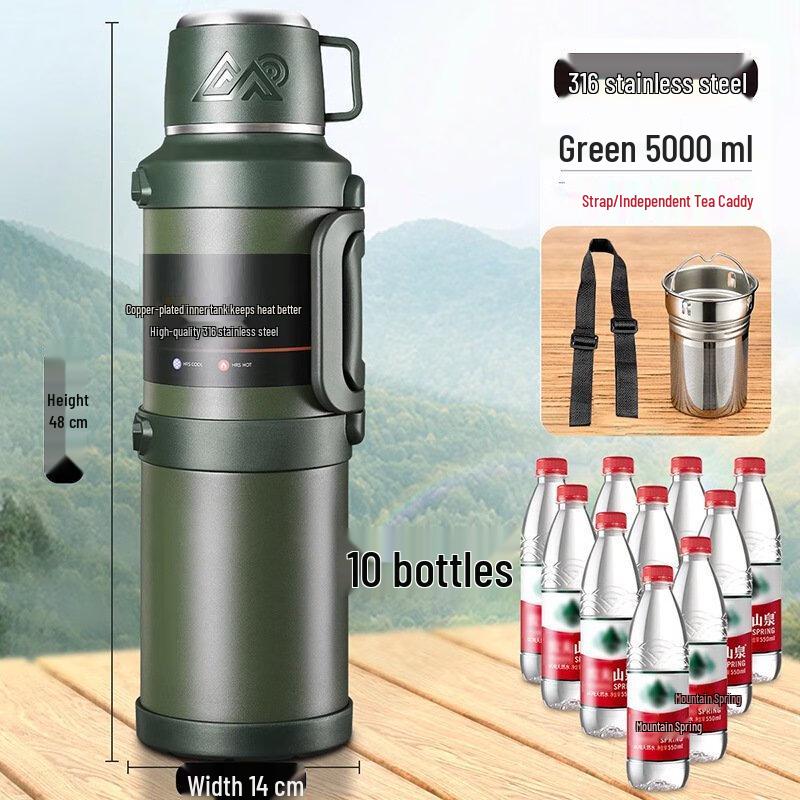 Shangqi 316 Stainless Steel Portable Insulated Water Bottle