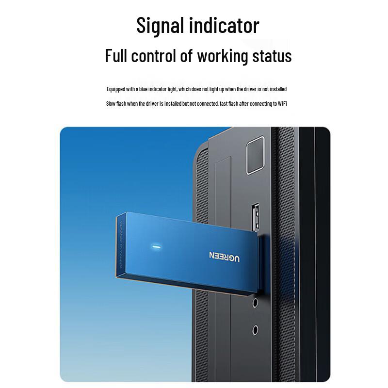 UGREEN USB AX1800 Dual-Band WiFi 6 Adapter (CN version)