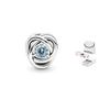 Moments Fashion Versatile Simple Eternal Loop 925 Silver Glass Charm Women Charm 790065C09