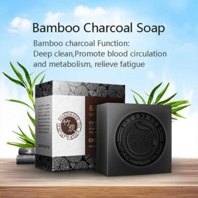 

BIOAQUA 100 г мыло с бамбуковым углем, мыло матча, очищающее эфирное масло лаванды, мыло для красоты кожи, мыло ручной работы, косметика Bamboo charcoal