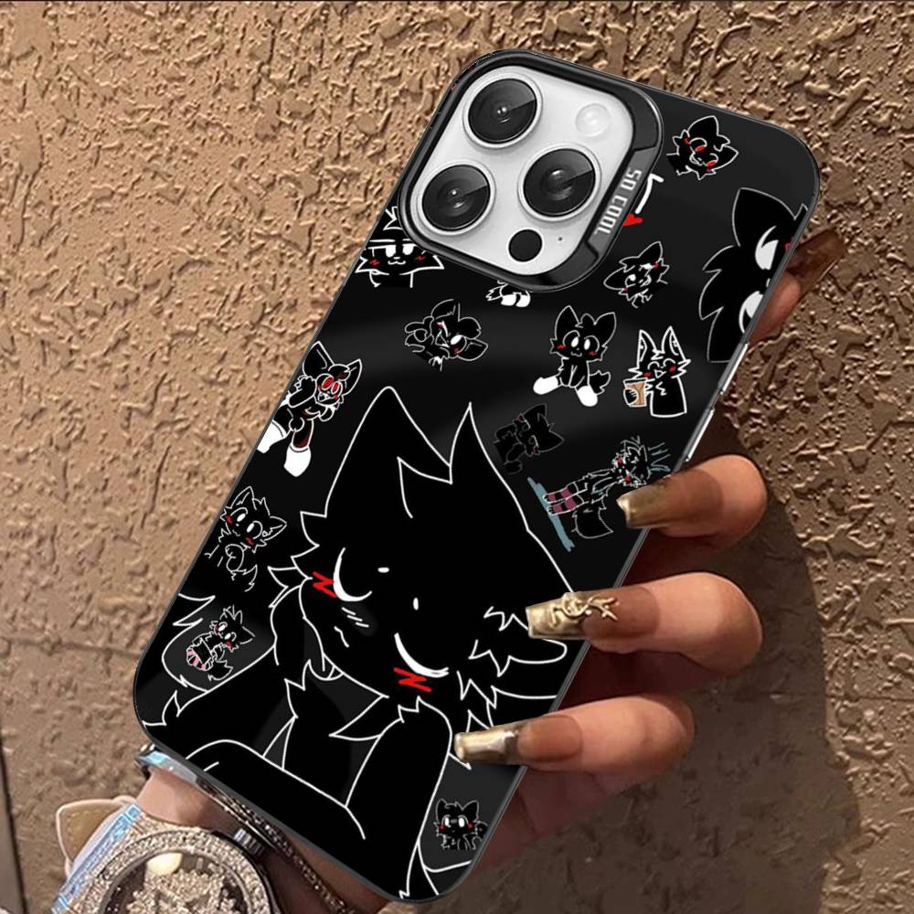 Boykisser Phone Case For IPhone 17 16 15 14 11 12 13 Pro Max Plus Pro Colored Silver Cover
