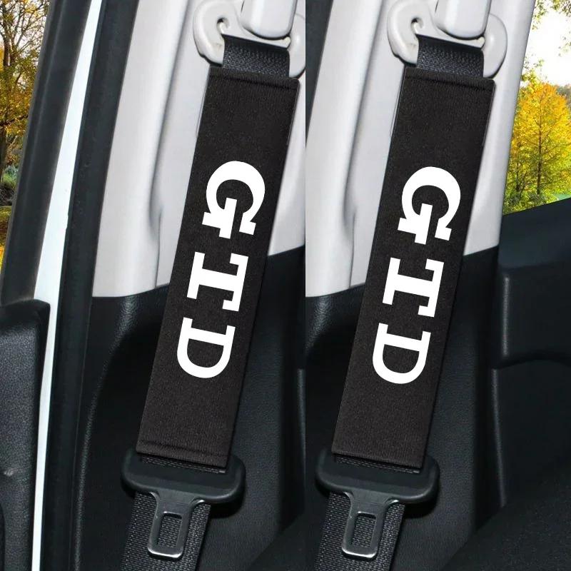 

For VW VOLKSWAGEN 2026 New Car Seat Belt Protect Shoulder Pads Cervical Spine Headrest Neck Pillow For VW Volkswagen GTD GOLF 4